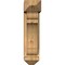 Ekena Millwork Olympic Arts and Crafts Rough Sawn Bracket w/ Offset Brace, Western Red Cedar, 6"W x 16"D x 24"H BKT0604X16X24OLY03RWR - alternate 4